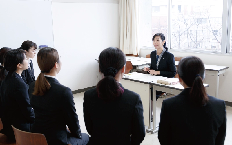 個別採用面接練習の様子